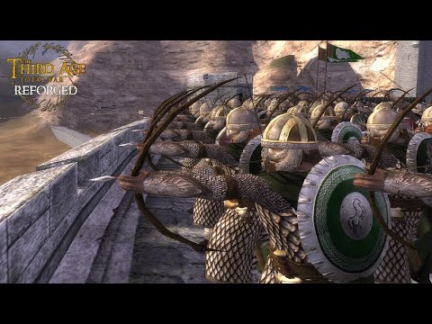 HELMS DEEP, THE HORN OF HELM HAMMERHAND (Siege Battle) - Third Age: Total War (Reforged)