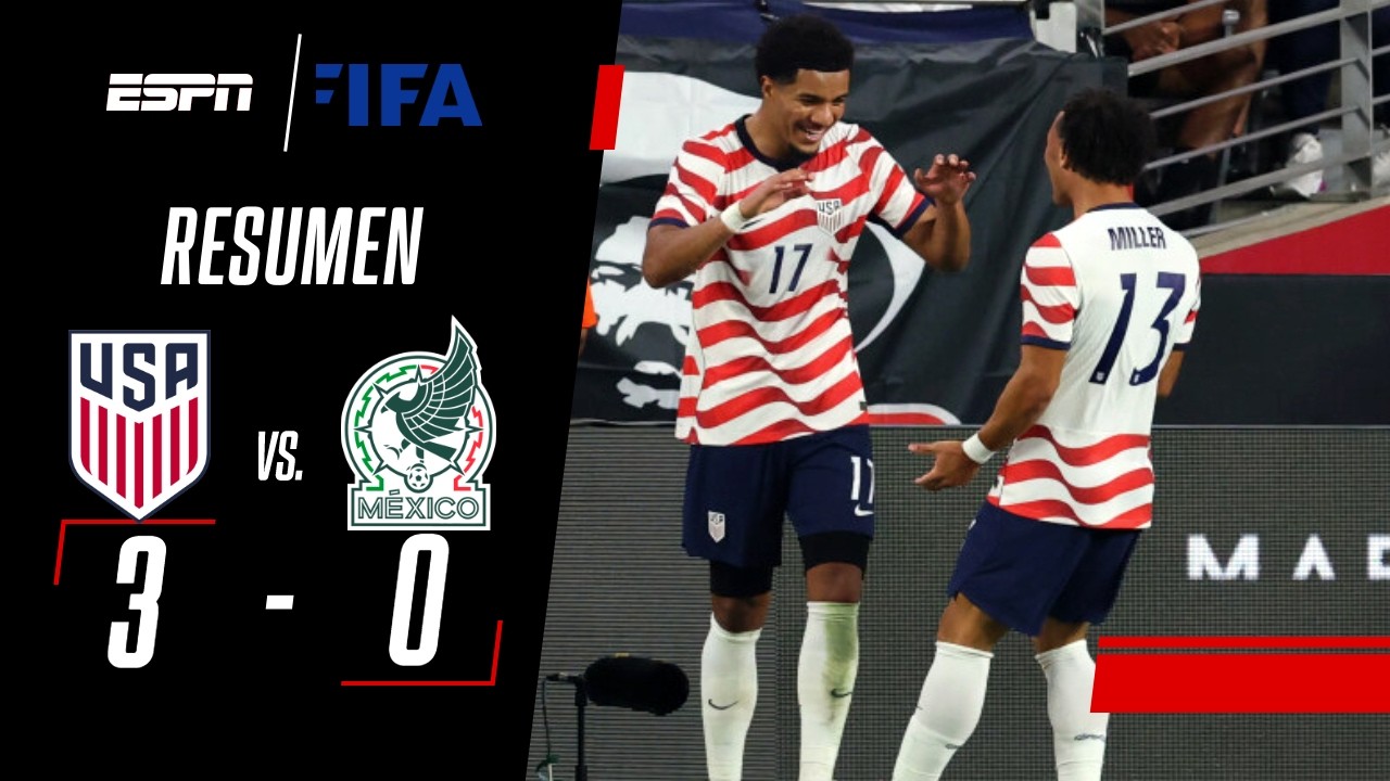 ESTADOS UNIDOS GOLEÓ A MÉXICO Y SE QUEDÓ CON EL CLÁSICO EN ARIZONA| USA 3-0 México | RESUMEN