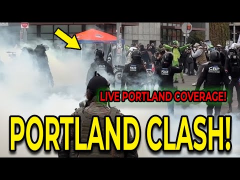 Portland Protest Clash With Federal Agents - LIVE Portland Coverage!