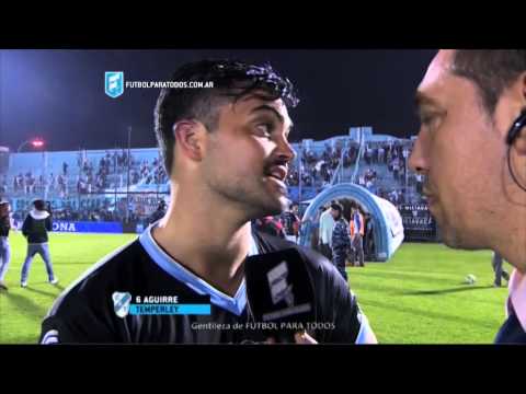 Aguirre: "Le ganamos a un equipazo". Temperley 2 - Belgrano 1. Fecha 23. Primera División 2015. FPT.