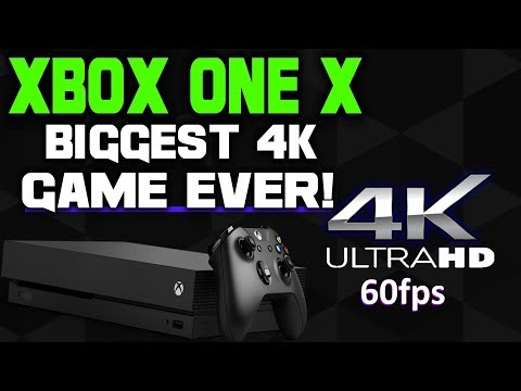 JUST CONFIRMED! Xbox One X Gets It's BIGGEST 4K 60fps Game EVER!