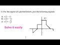 Time Shifting And Time Scaling Operations On A Given Signal X T Linear Signals And Systems