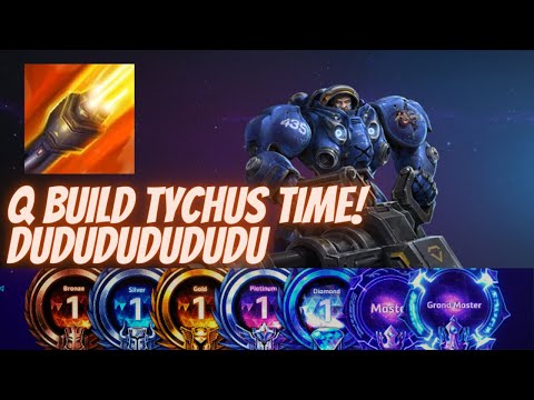 Tychus Odin - Q Build Tychus! - B2GM Season 5(Diamond 3)