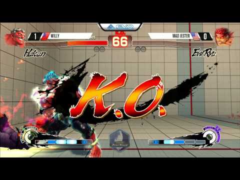 Willy (Hakan) vs Mad Jester (Evil Ryu) - EVO 2015 USF4 Pools - 720p/60fps