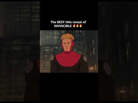 The BEST Invincible opening ever #Invincible #invincibleTitleCard #powerplex #aaronpaul #stevenyeun