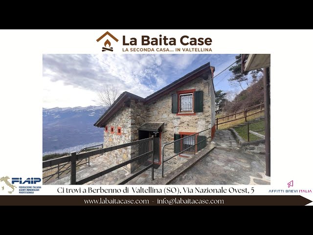 IN VENDITA: CASA SEMI INDIPENDENTE CON GIARDINO A CIVO (SO) SO0309GF - La Baita Case