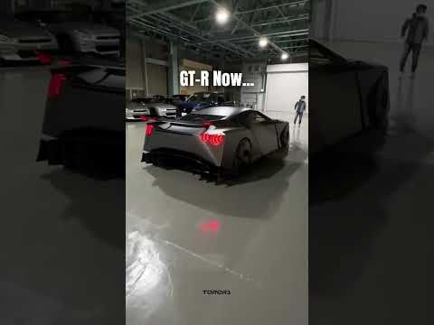 GTR Now VS Then... #gtr #nissan #automobile #car #shorts