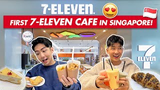 Download lagu Visiting the FIRST 7-Eleven CAFE in SINGAPORE!!! *OMG SO COOL* mp3