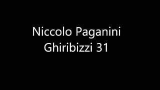 Ghiribizzi 31/43, Niccolo Paganini