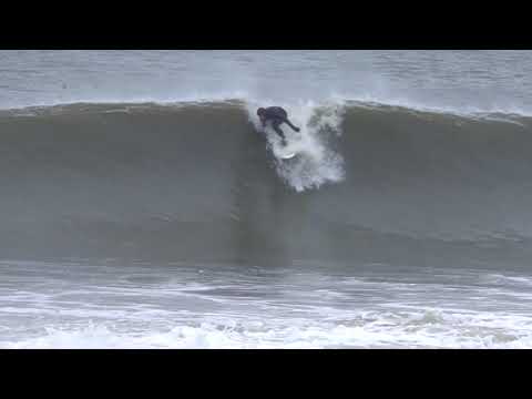 Surfing New York Snowstorm swell