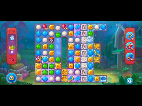 Fishdom Hard Level 10750 error Bugs less 1 fish to move seal