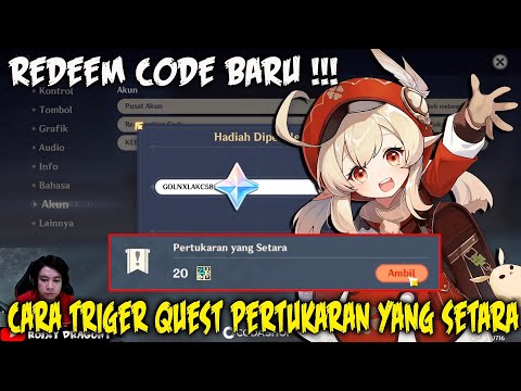 Buruan Gaes REDEEM CODE Baru (Primogems) - Quest Pertukaran yang Setara !!! Genshin Impact