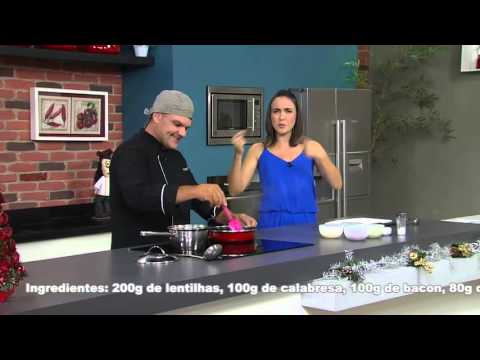 Receita Bom Sabor - 29/12/2015 - Sopa e Salada de Lentilha - Marcelo Ruggeri