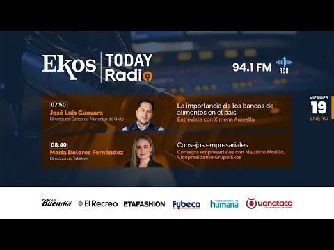 Ekos Today Radio en 60 seg con José Luis Guevara y María Dolores Fernández