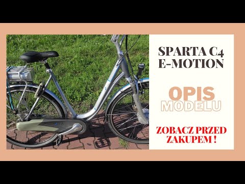 Holenderski rower elektryczny SPARTA EMOTION C4 36V- recenzja w pigułce, mity, zalety, wady NIE ION❗