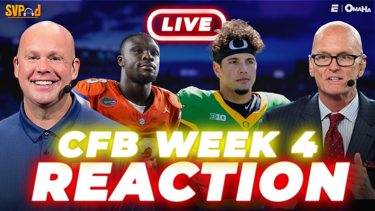 CFB Week 4 REACTION! Florida DOMINATES Ole Miss, Iowa WALKS OFF Michigan + Texas, Oregon win | SVPod