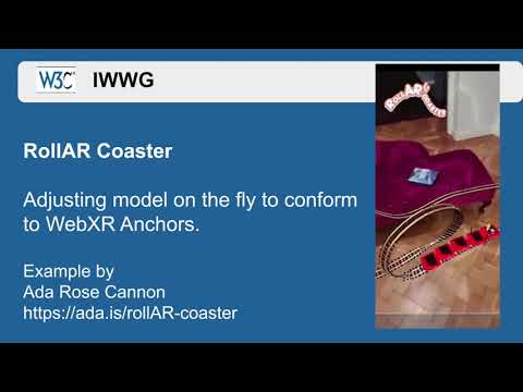 WebXR demos, by Ada Rose Cannon