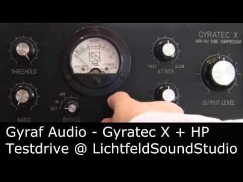 Gyraf Audio Gyratec X + HP - Testdrive @ LichtfeldSoundStudio