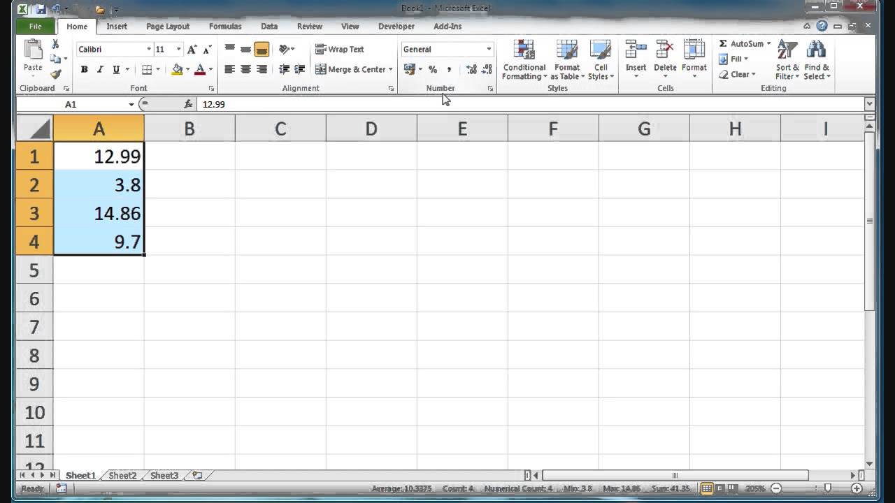Excel Currency Formatting
