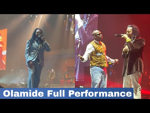 ASAKE SURPRISE OLAMIDE LIVE IN OLAMIDE OVO WEMBLEY ARENA SHOW WITH SEYI VIBEZ