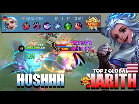 Harith That WTF Damage! Totally No Mercy | Former Top 1 Global Harith Gameplay By HUSHHH | MLBB