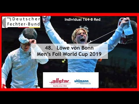Loewe von Bonn 2019 Men's Foil Individual - Piste Red