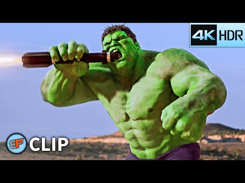 Hulk vs Helicopters - Hulk Smash Scene | Hulk (2003) 4K HDR Movie Clip