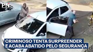 Tentativa de assalto dá errado e termina em morte de criminoso