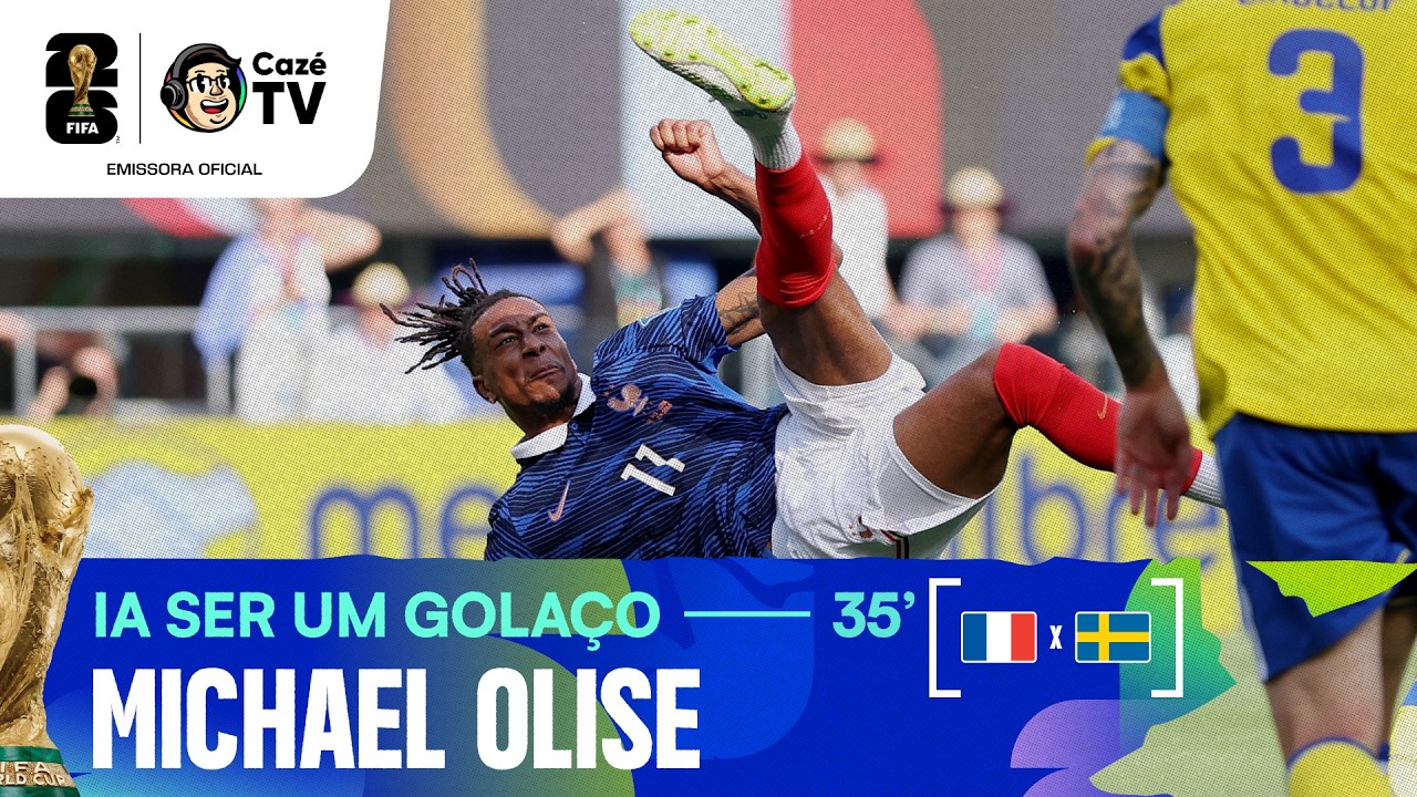 QUASE UM GOLAÇO! OLISE VIRA UM VOLEIO MARAVILHOSO E A BOLA FICA NA TRAVE DE NOVO