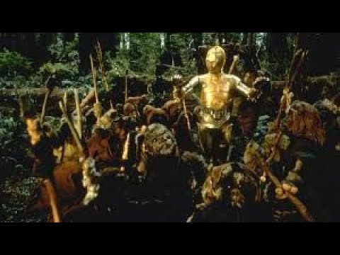 Star Wars: Return of the Jedi: Luke uses the Force to lift C-3PO and trick the Ewoks Original Movie