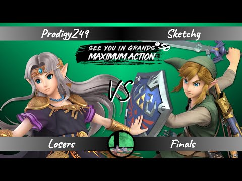 ProdigyZ49 (Zelda) vs Sketchy (Link) - Losers Finals - SUGMA #50