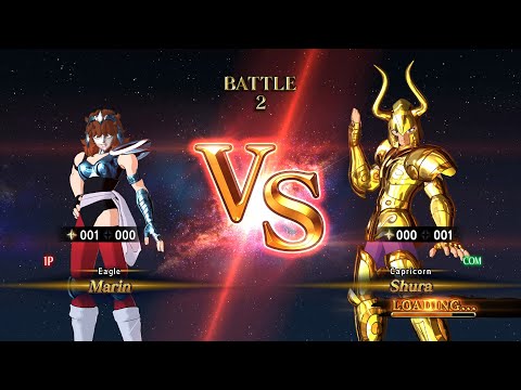 Marin (Eagle Silver Cloth) vs Shura (Capricorn Gold Cloth) - Saint Seiya: Soldiers' Soul