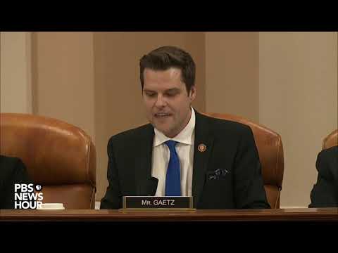 WATCH: Rep. Gaetz calls out Hunter Biden’s drug use | Trump impeachment hearings