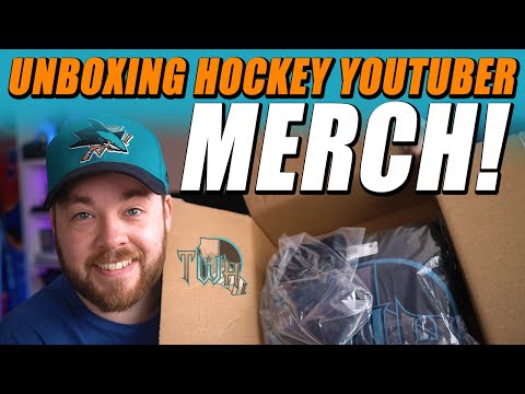 Unboxing Hockey YouTuber Merch! @TwistedWristerHockey