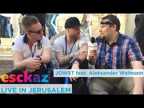 ESCKAZ in Jerusalem: Interview with JOWST and Aleksander Walmann (Norway) at Israel Calling