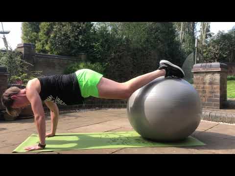 5 intermediate swiss ball core exercises