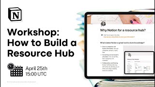BUILD a Resource Hub with Notion | Store your digital information!