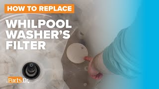 How to replace Drain Pump Filter part # W11568797 on your Whirlpool Maytag Amana Washer