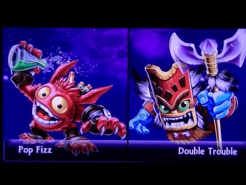 SKYLANDERS GIANTS PUNCH POP FIZZ VS DOUBLE TROUBLE