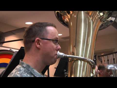 42nd Infantry Division Band Rehearses for their 2014 Tour