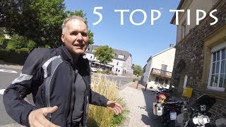 5 Top Tips (ish) Road Trip in Europe - Motorcycle from the UK