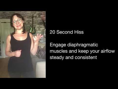 Hissing Exercise To Improve Diaphragmatic Breath Control