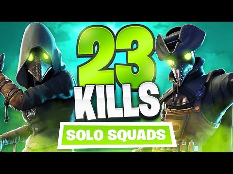 23 KILL SOLO SQUADS *NEW RECORD* - FORTNITE BATTLE ROYALE