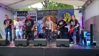 Kundle „L.E.F.” – patronat kampanii „Muzyka Przeciwko Wojnie” (festiwal Rock nad Legą, Olecko, 5.08.2023).