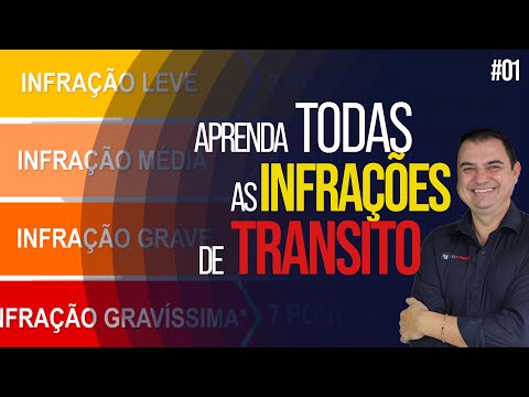 Como decorar TODAS AS INFRAÇÕES de Transito #01