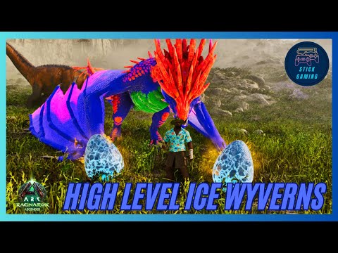 INSANE 180 Ice Wyvern Egg & Max-Level Baryonyx Taming! ARK Ragnarok Ascended E87