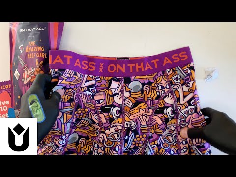 On That Ass "Trick" Boxer Shorts Unboxing [#ASMR]