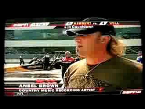 Ansel Brown on ESPN2 NHRA Finals Part 1