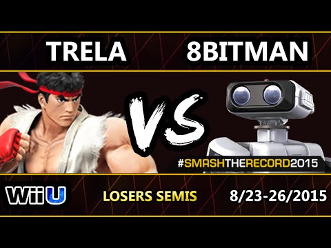 STR2015 - SU | Trela (Ryu) Vs. GOTE | 8BitMan (ROB) SSB4 Losers Semis - Smash Wii U - Smash 4