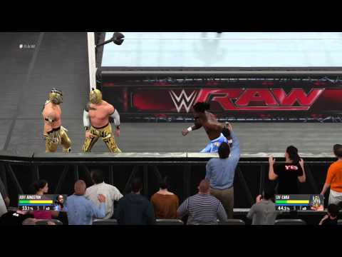 WWE 2K16 - Sin Cara attacks Kallisto